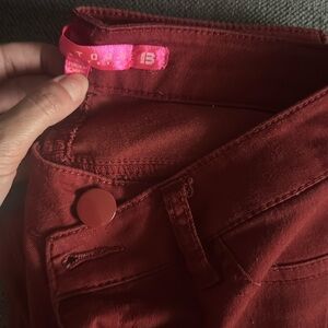 Size 3 skinny jeans red